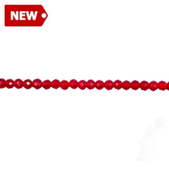 3mm Thunder Polish Round Cut Red
