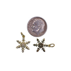15x13mm Snowflake Charm