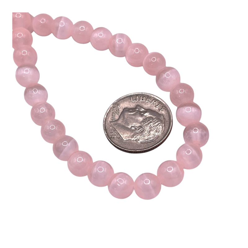 6mm Super Cat Eye(Gypsum) Pink
