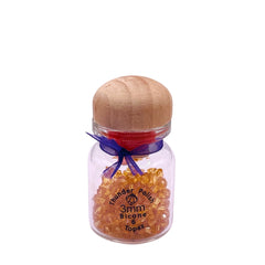 3mm Thunder Polish Glass Crystal Bicone Topaz Bottle