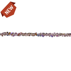 2.5mm Triangle Glass Crystal Peach Super AB