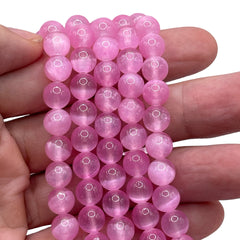 8mm Super Cat Eye(Gypsum) Pink