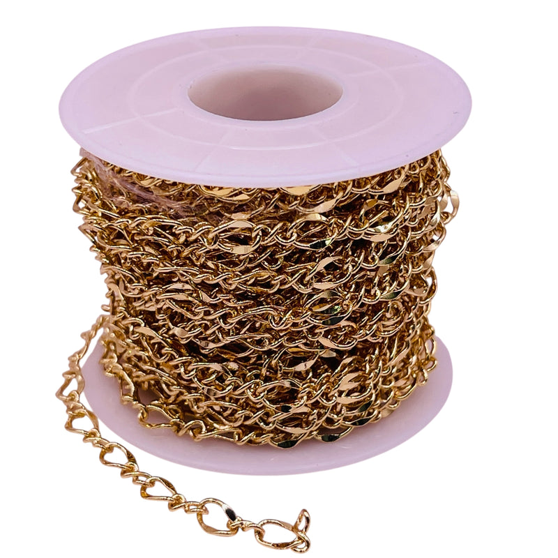 Losolo Chain 7x5mm 18K Gold Plated