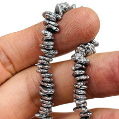 5-7mm Chips Hematite Rhodium