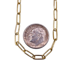 Losolo Chain 9x3mm 18K Gold Plated