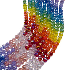 6mm Thunder Polish Round Disco Rainbow
