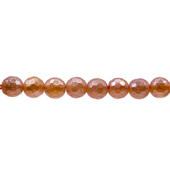 8mm Round Cut Rock Crystal Shine