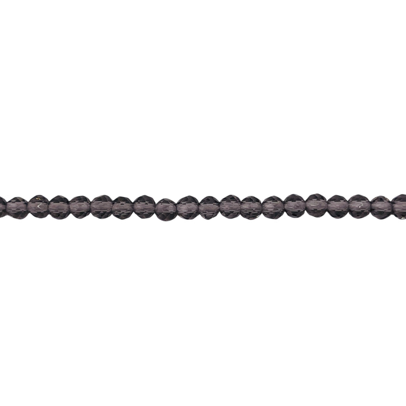 3mm Thunder Polish Round Cut Black Diamond