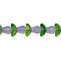 16x14mm Rose Glass Lt. Pink