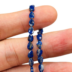 6x4mm Teardrop Cut Lapis Lazuli
