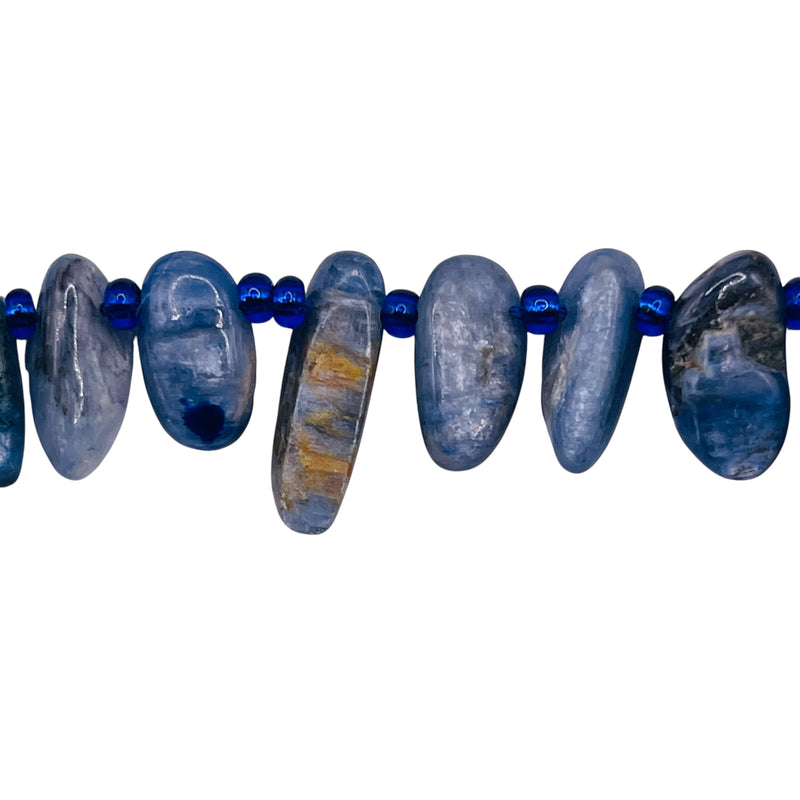 9-13mm Chips Kyanite side drilled