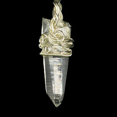 Supreme Quality Lemurian Pendant Master Wrapped Wired Technique Small