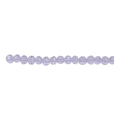 4mm Thunder Polish Glass Crystal Roundel Cut Crystal