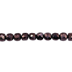 5x5mm Cube Hematite Copper