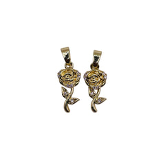 12x7mm Rose Charm