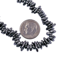 5-7mm Chips Hematite Rhodium