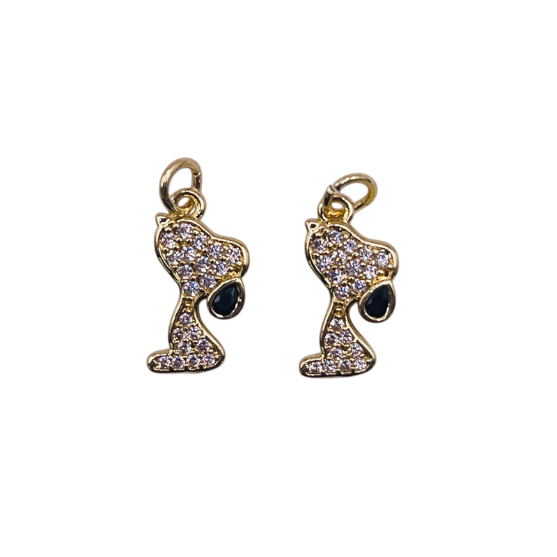 16x8mm Dog Charm