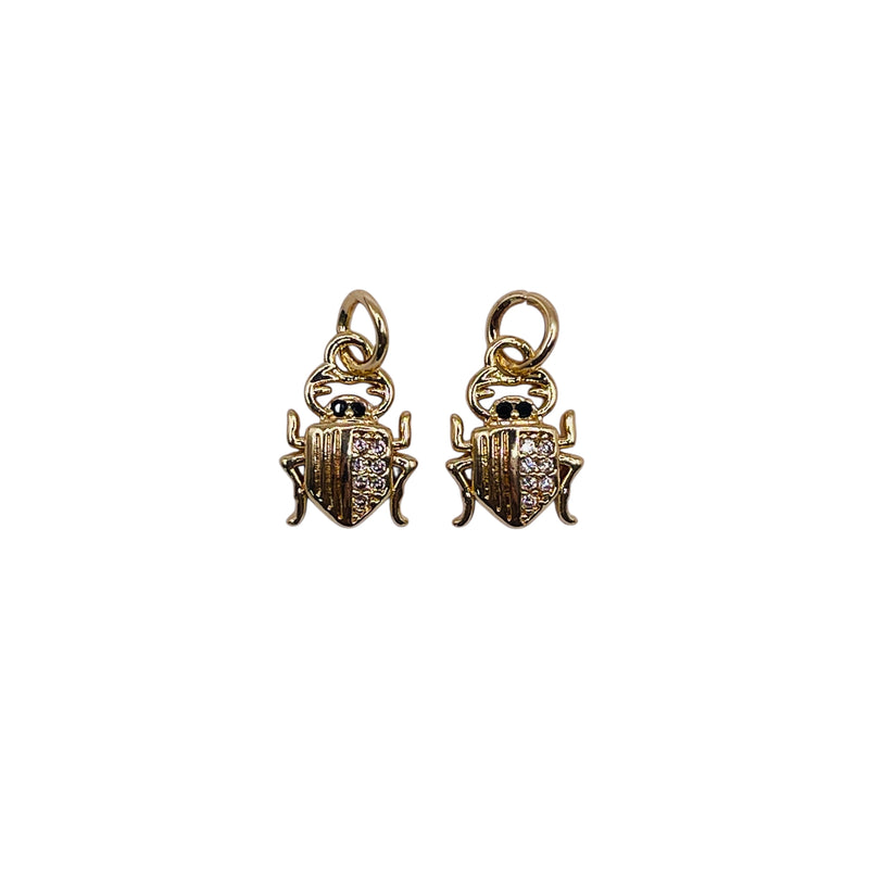12x8mm Beetle Charm