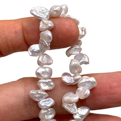 Fresh Water Pearl 8 to 6mm Heishi AAA