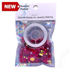 Thunder Polish Glass Crystal Ruby Bead Kits