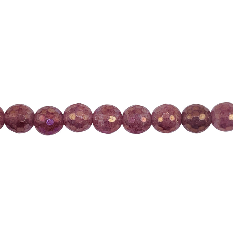 6mm Round Cut Cherry Quartz Shine