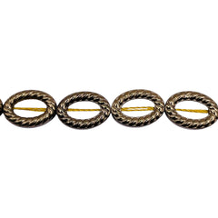 14x10mm Oval Hematite Gold