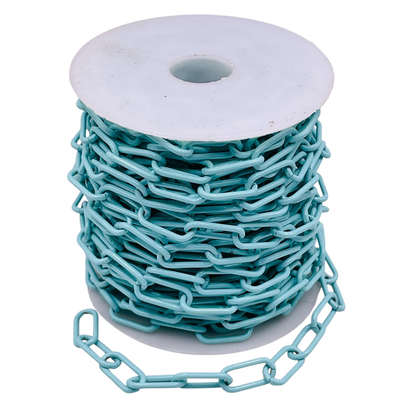 Losolo 16.5x7.5mm Stainless Steel Chain Turquoise