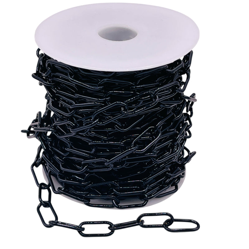 Losolo 16.5x7.5mm Stainless Steel Chain Black
