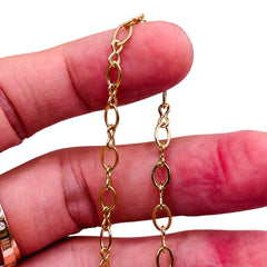 Losolo Chain 7x5mm 18K Gold Plated