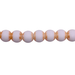 8mm Thunder Polish Round Designer Bead