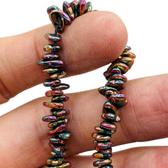 5-7mm Chips Hematite Violet Dream