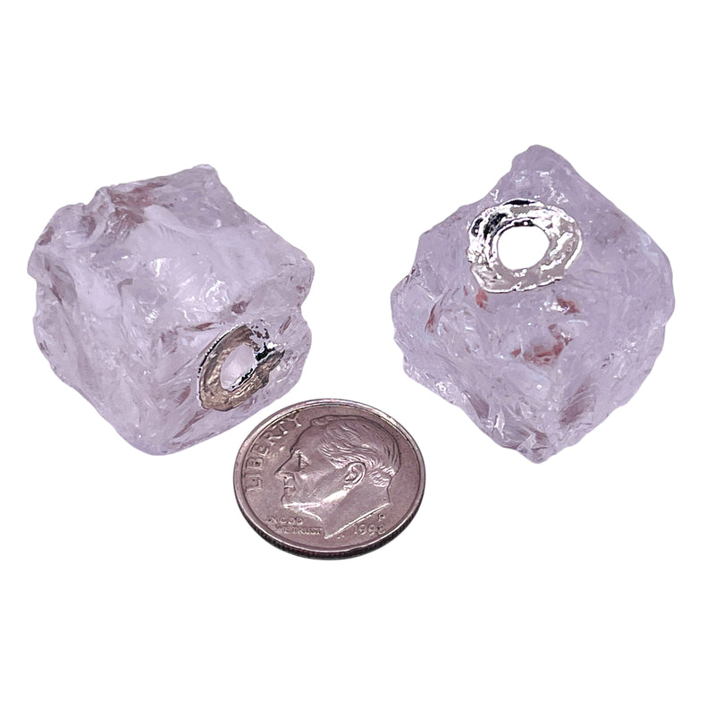 20mm Cube Clear Quartz
