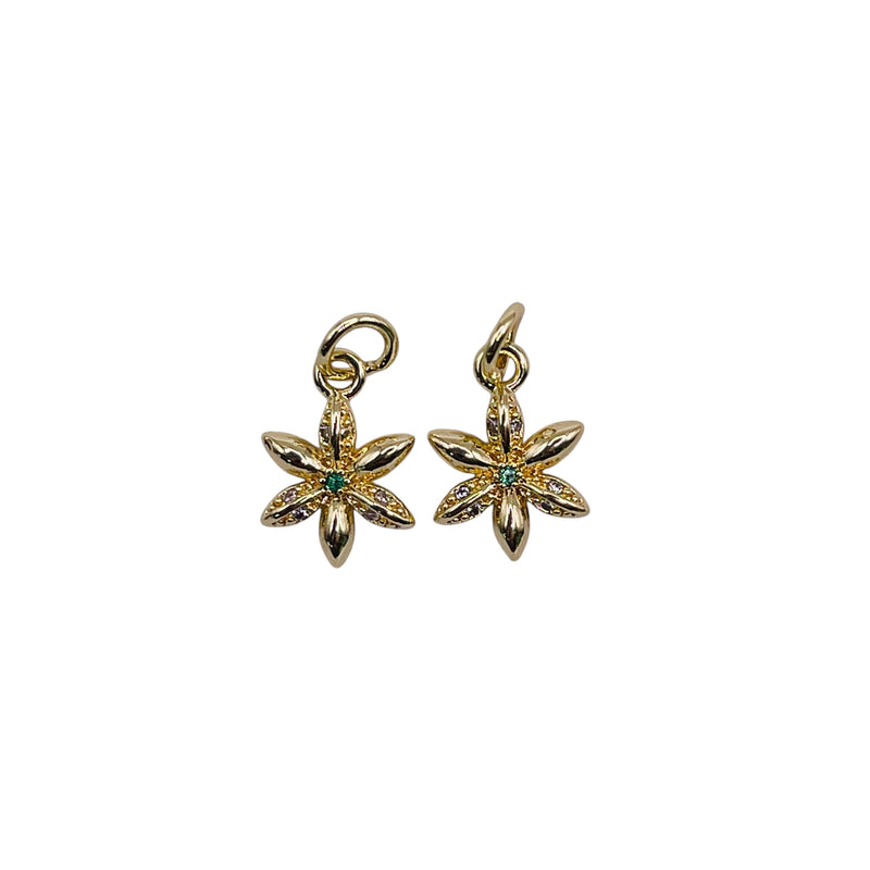 13x9mm Flower Charm