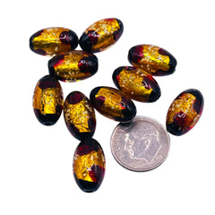 16x10mm Oval Venetian Handmade High Quality