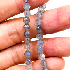 6mm Round Cut Labradorite A Grade