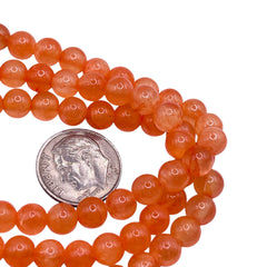 6mm Round Dyed Jade