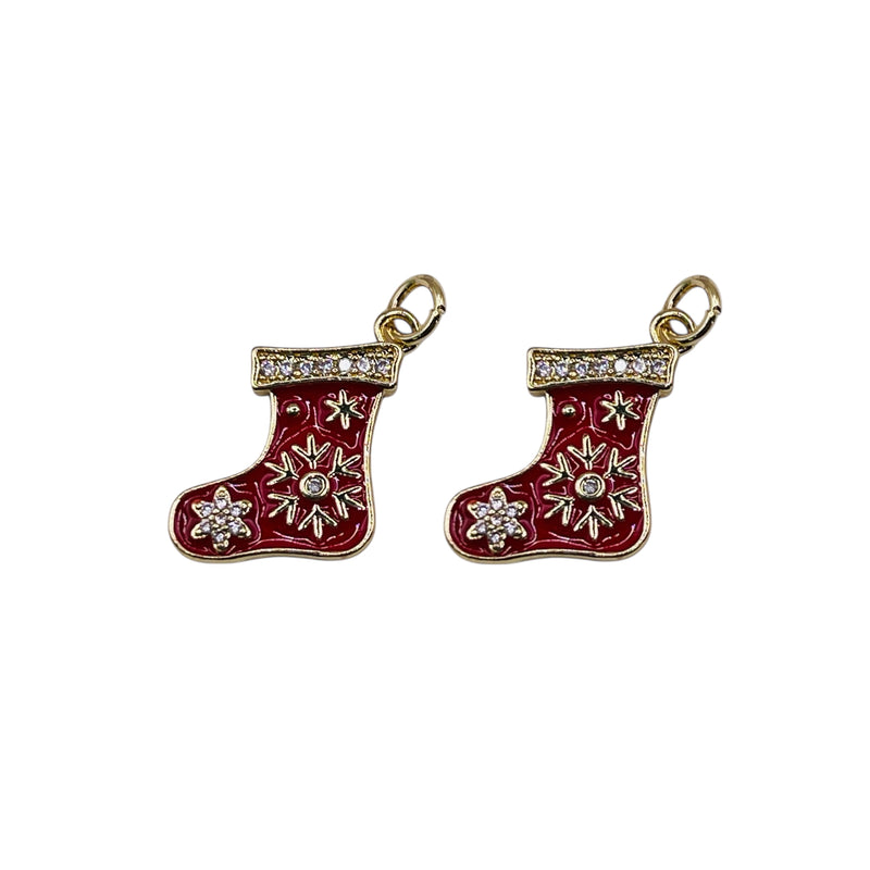 18x15mm Christmas Stockings Charm