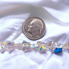 8mm Butterfly Glass Crystal Super AB