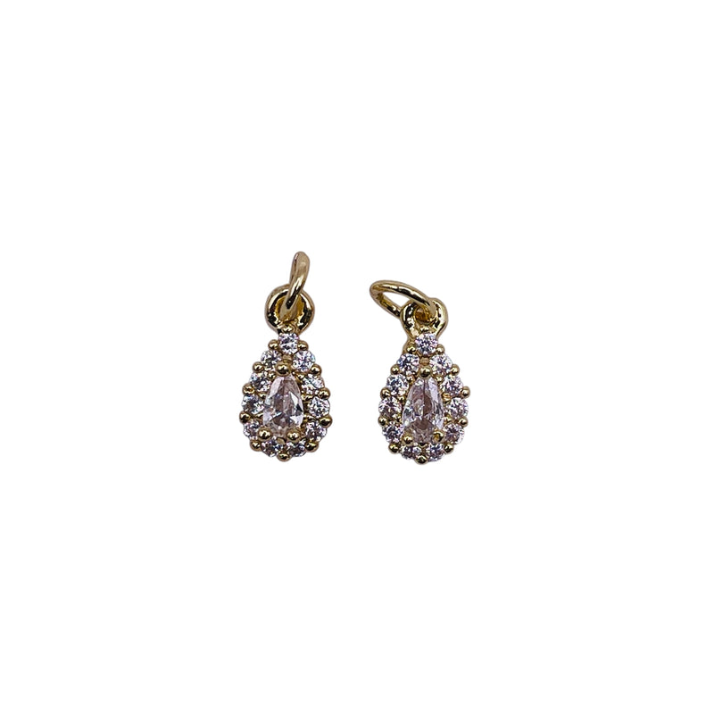12x6mm Teardrop Charm