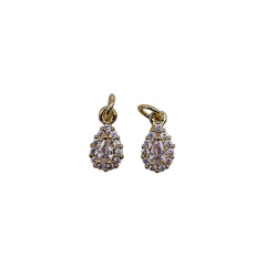 12x6mm Teardrop Charm