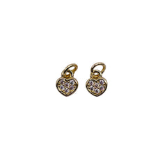 8x6mm Heart Charm