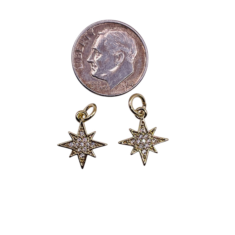13mm Star Charms
