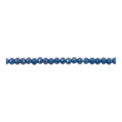 3mm Thunder Polish Glass Crystal Roundel Cut Air Force AB