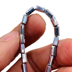 6x4mm Rectangle Cut White Gold