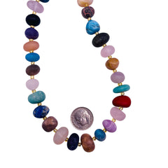 10 to 12mm Smooth Nuggets Gemstones Combo
