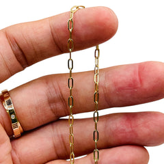 Losolo Chain 5x2.5mm 18K Gold Plated