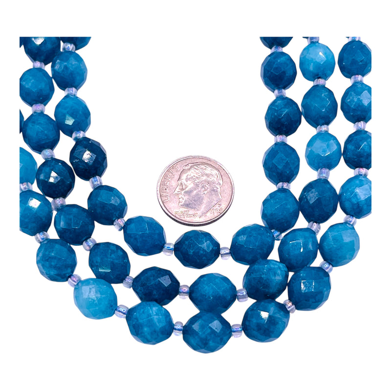 10x8mm Oval Cut Dyed Jade