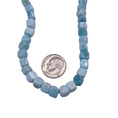 6mm Cube Larimar