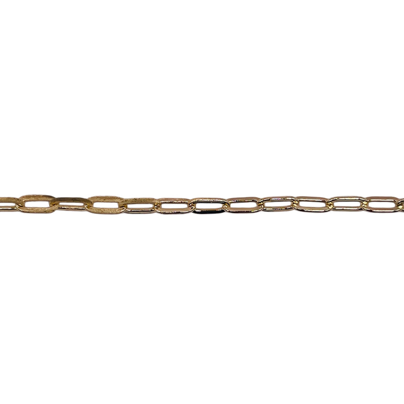 Losolo Chain 5x2.5mm 18K Gold Plated