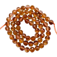 6mm Round Cut Citrine A Grade